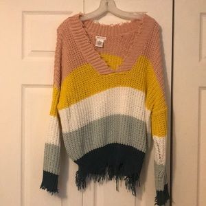 Distressed Sweater